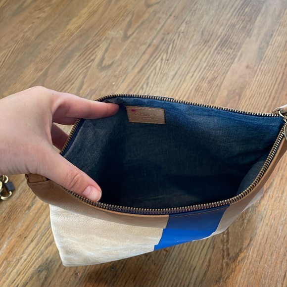 Clare V. Fold over clutch. Leather. - Picture 5 of 6